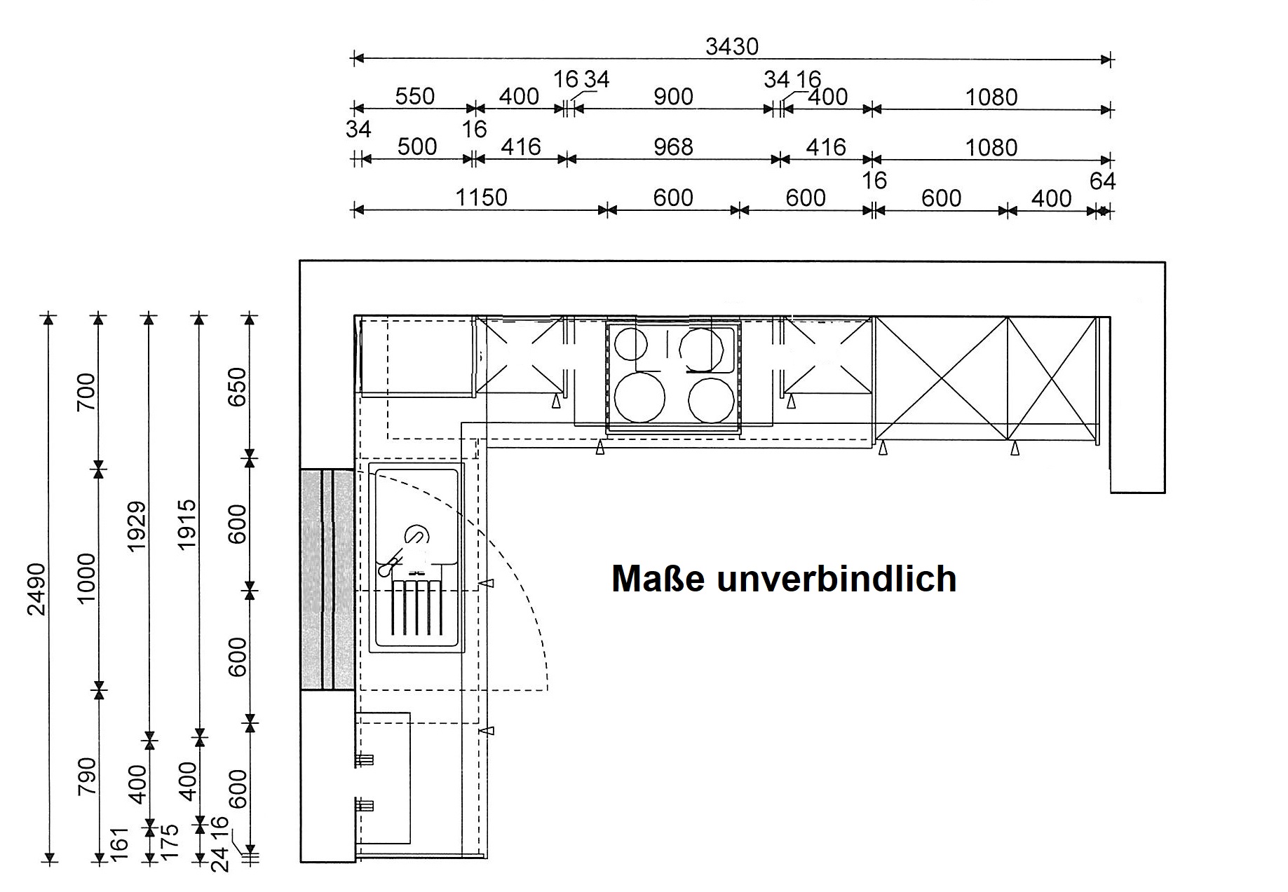 Einbauküche Sylia Vito NOCHMALS FÜR SIE REDUZIERT Nobilia Elements Küchen 