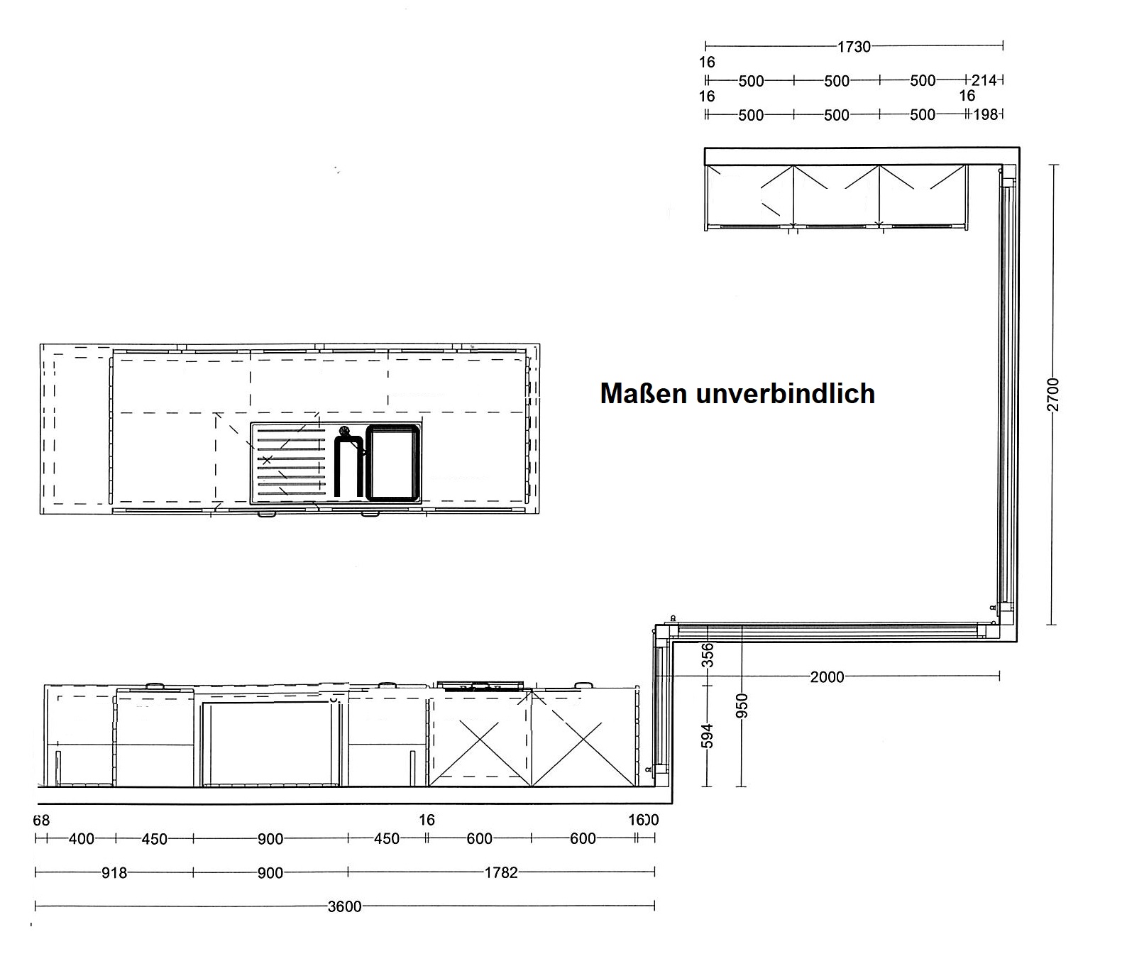 Einbauküche Canto CAN der Marke Interline Schüller 