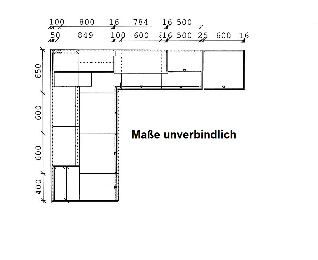 Einbauküche PN 100 / PN 150 Edition C der Marke Modulform Weitere 