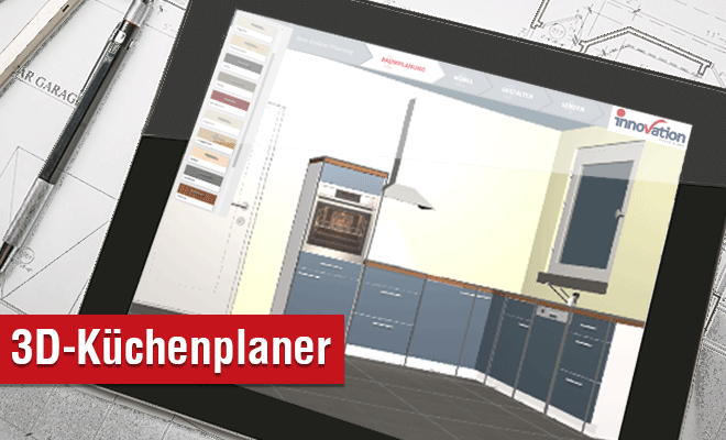 Jetzt zum kostenlosen 3D Küchenplaner und online Küche planen